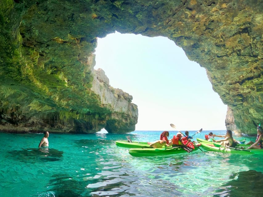 Santa Maria di Leuca: Kayak and Canoe Tour in the caves - A Possible Swim in Clear Water