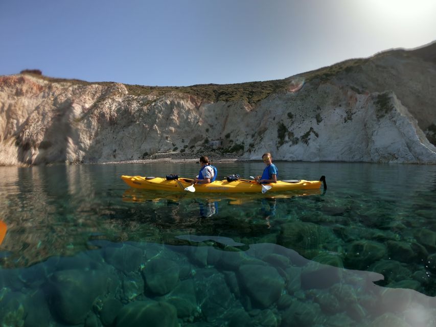 Santorini: Sea Caves Kayak Trip with Snorkeling and Picnic - Key points to know before booking