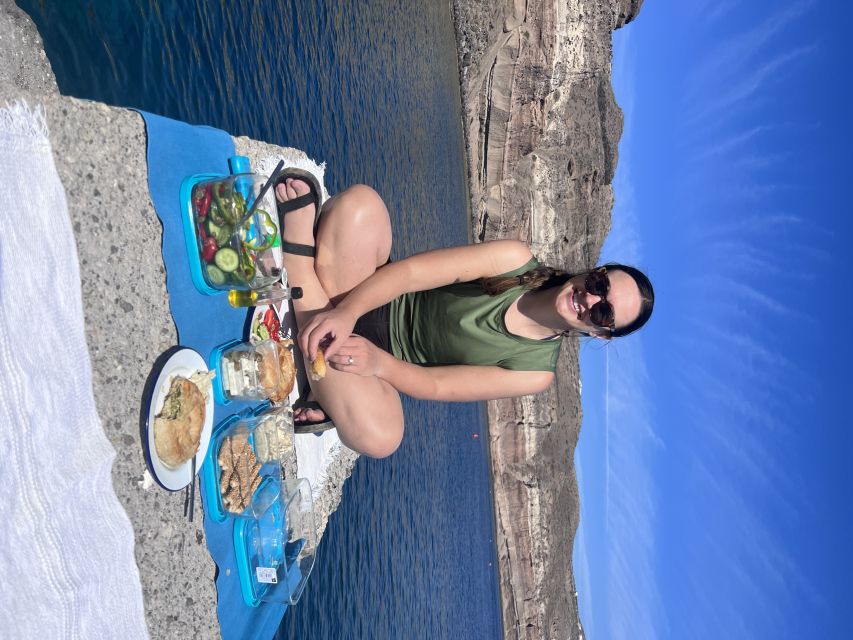 Santorini: Sea Caves Kayak Trip with Snorkeling and Picnic - Booking details that matter