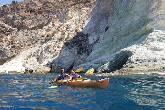 Santorini Sea Kayak - South Discovery, Small Group incl. Sea Caves and picnic - Kambia Beach and the return toward Akrotiri