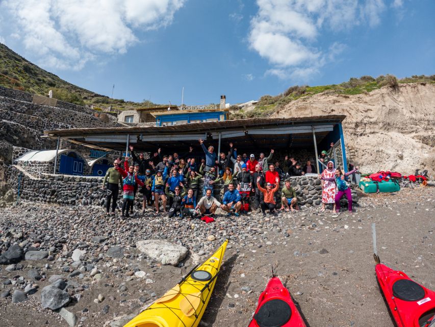 Santorini: Sea Kayaking with Light Lunch - Starting at Mesa Pigadia’s black beach