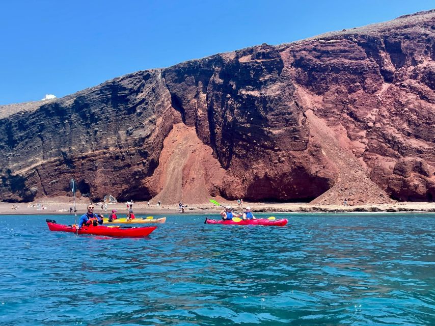 Santorini: South Sea Kayaking Tour with Sea Caves and Picnic - Who should book this kayak tour?