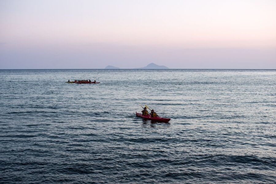 Santorini: Sunset Sea Kayak with Light Dinner - Key points to know before booking