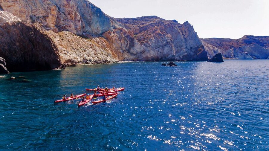 Santorini: Sunset Sea Kayak with Light Dinner - How strenuous is the 4.5-hour outing?