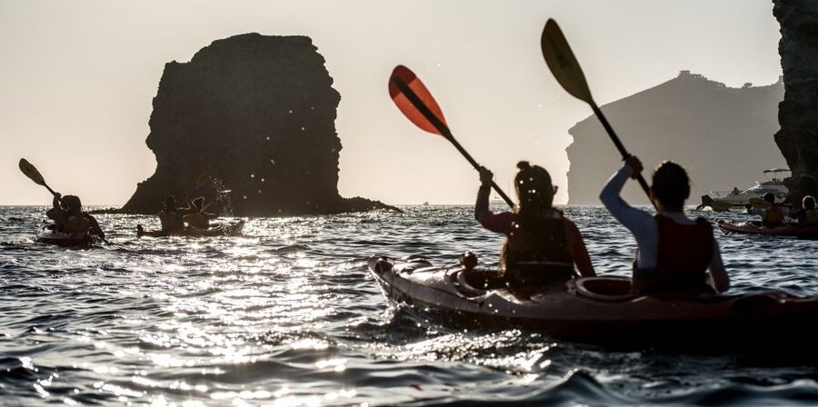 Santorini: Sunset Sea Kayak with Light Dinner - Why this sunset kayak trip feels different
