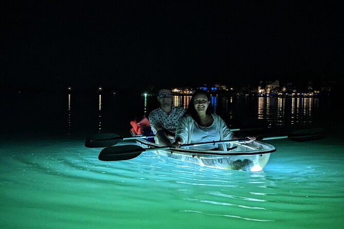 Sarasota - Clear Kayak LED Night Glass Bottom Tour - What the $65 price buys you