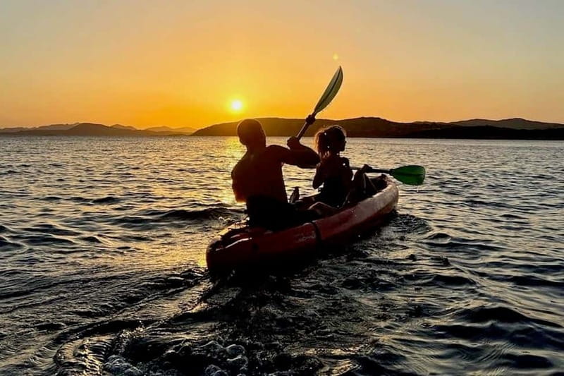 Sardinia: Sunset Kayak Tour + Snorkeling and Local Aperitif - Key points at a glance