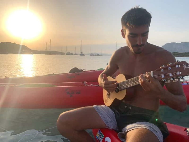 Sardinia: Sunset Kayak Tour + Snorkeling and Local Aperitif - The 40-minute paddle toward Proratora