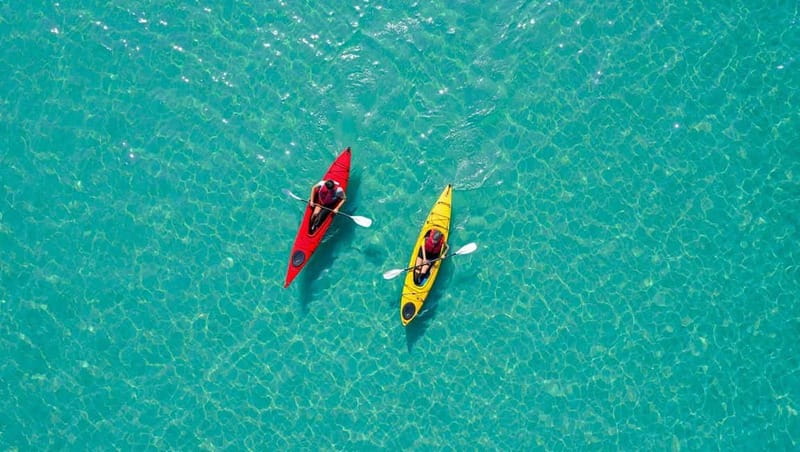 SCALA DEI TURCHI KAYAK TOUR & SNORKELING: Avventura in mare - A calm start with a useful safety briefing
