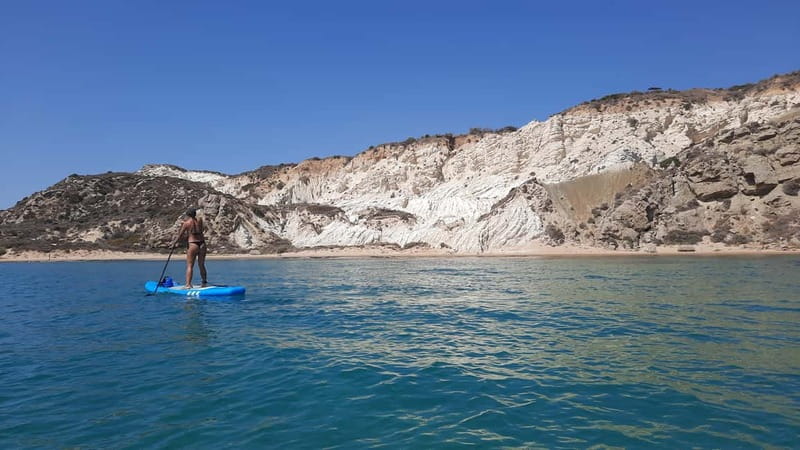 SCALA DEI TURCHI: SUP [STAND UP PADDLE] EXPERIENCE & SNORKELING - Why the Scala dei Turchi looks better from a paddleboard