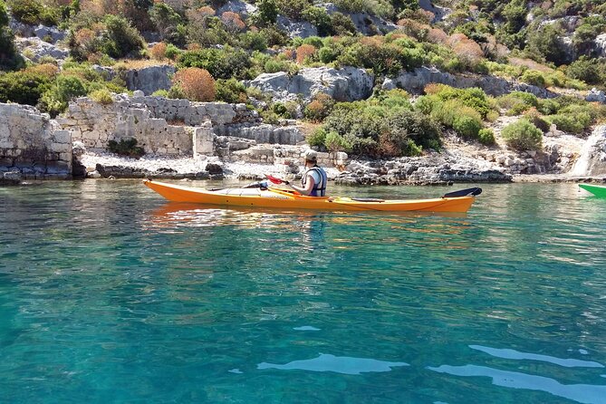 Sea Kayak Tour Over the Sunken City of Kekova Kas(Small Groups) - Tersane Bay gives the day its swimming break