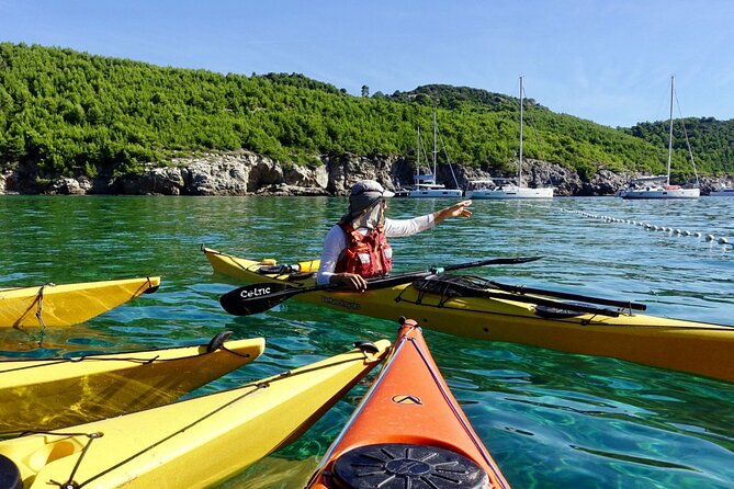 Sea Kayaking and Snorkeling to Green Cave on Sipan island from Lopud - Lunch and free time in Šuđurađ