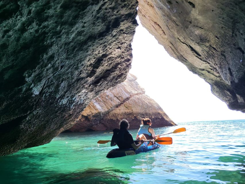 Sesimbra: Arrabida Natural Park & Caves Guided Kayaking Tour - Guides and Group Size