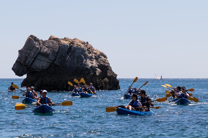 Sesimbra : Guided Kayak Tour in Arrábida Natural Park & Caves - Ribeiro do Cavalo Beach, the payoff in the middle