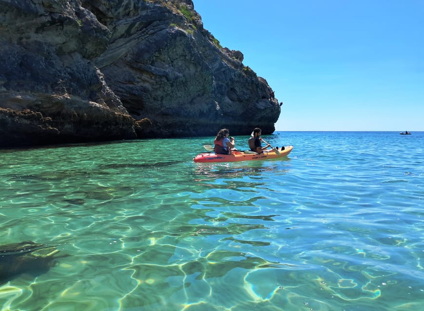 Sesimbra: Ribeiro Cavalo Beach, Caves, & Arrábida Kayak Tour - The return paddle and the real level of effort