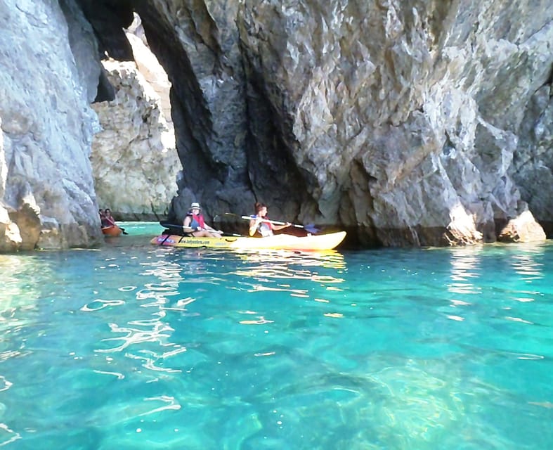 Sesimbra: Ribeiro Cavalo Beach, Caves, & Arrábida Kayak Tour - Who should book this kayak tour?