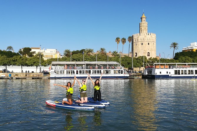 Seville: Paddle Surf Route and Class - Seeing Seville Cathedral from the water