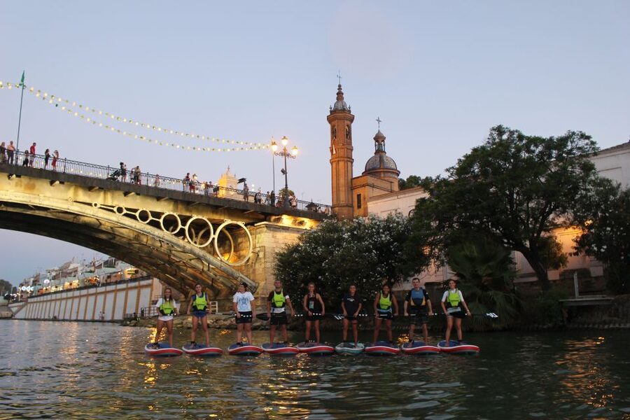 Seville: Sunset and Evening Paddle Boarding Tour - Meeting on C. Betis in Triana