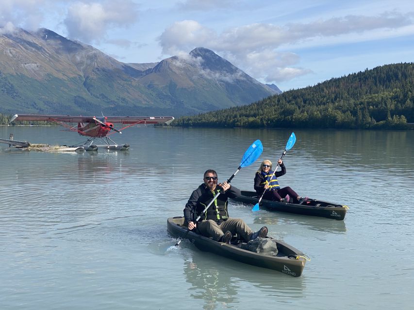 Seward Area Glacial Lake Kayaking Tour 1.5 hr from Anchorage - The Alaska Railroad moment
