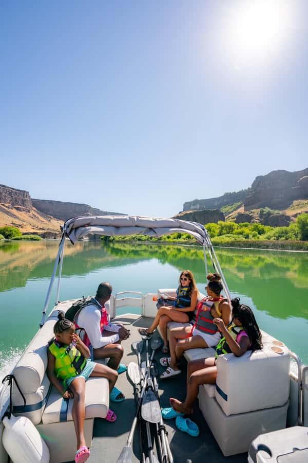 Shoshone Falls: Guided Kayak Tour - The 100-minute kayak route toward Shoshone Falls