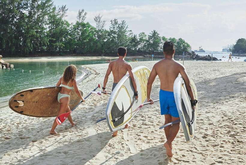 Singapore: Stand up Paddle board - Ola Beach Club Ticket - What the $29 price includes