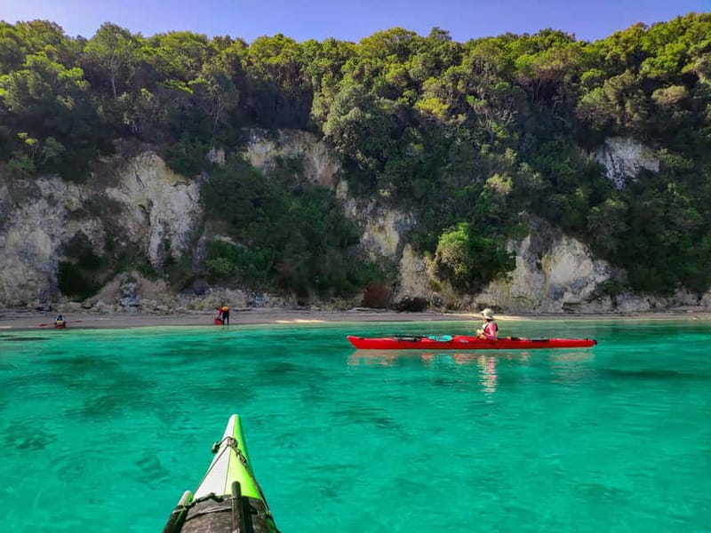 Sivota-Blue Lagoon: Sea Kayaking Tour with Snorkeling - Four islands and the changing Ionian view