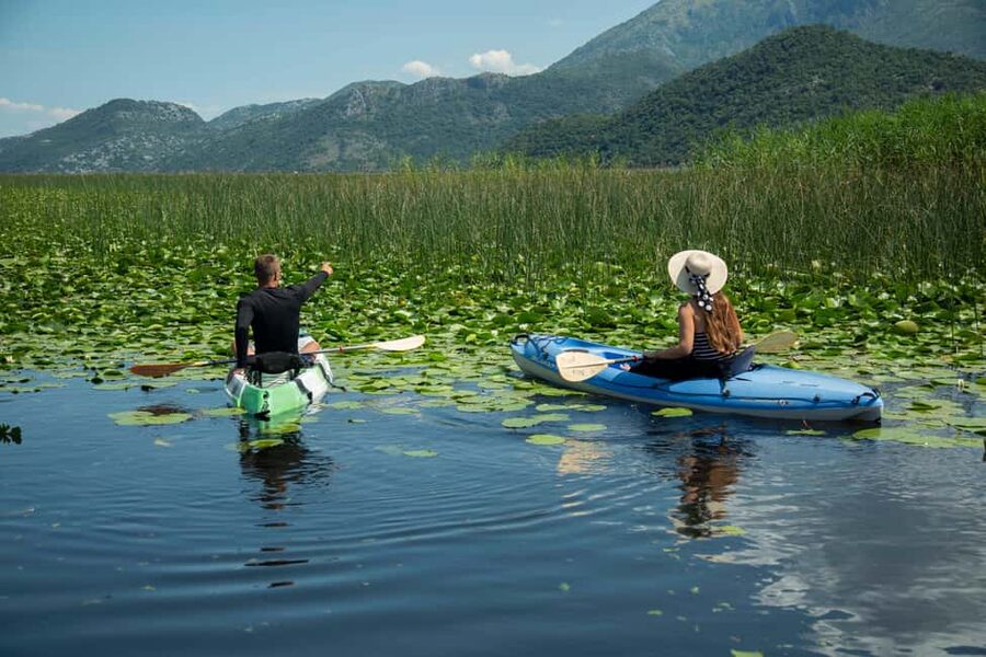 Skadar Lake: Individual Kayaking, hidden canals and swimming - Fort Lesendro adds a touch of Montenegro’s past