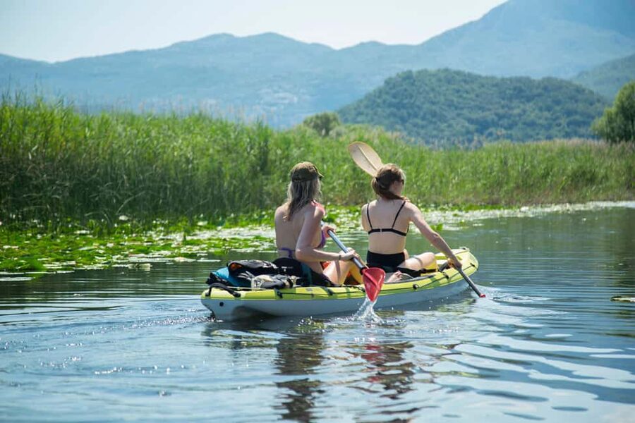 Skadar Lake: Individual Kayaking, hidden canals and swimming - Moraca River, Kamenik, and Pelinovo