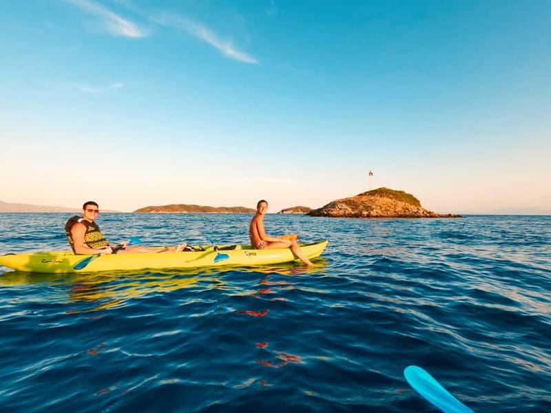 Skiathos: Guided Sea Kayaking Tour with Swim Stop - Kayak, SUP, and the equipment provided