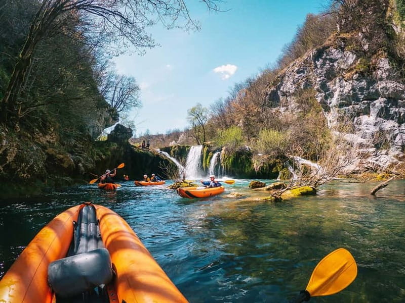 Slunj: River and Waterfalls Kayaking on Mrežnica river - Who Will Enjoy This Most?