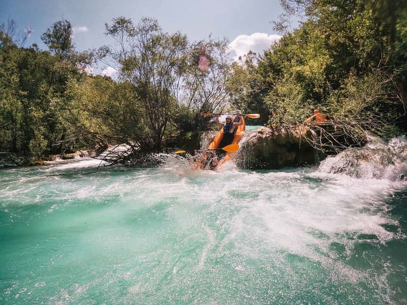Slunj: River and Waterfalls Kayaking on Mrežnica river - Paddling Through Primišlje’s Waterfalls