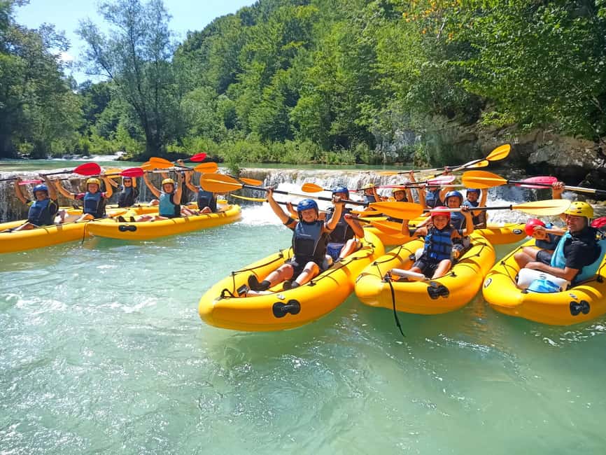 Slunj: Upper Mreznica River Kayaking Adventure - The first waterfalls bring the action