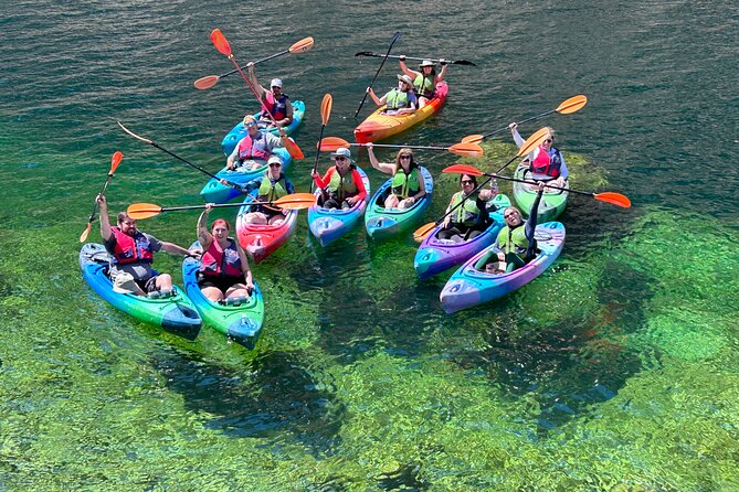 Small Group Guided Colorado River & Emerald Cave Kayak Tour - The upriver paddle to Emerald Cove