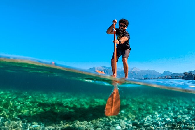 Small group paddle boarding tour to Bagni Regina Giovanna - Starting at Marina Grande in Sorrento