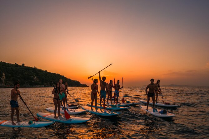 Small group paddle boarding tour to Bagni Regina Giovanna - Entering Bagni Regina Giovanna through the cliff