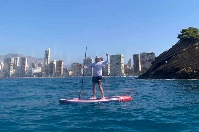 Small Group Paddle Surf Experience in Benidorm - La Creu de Benidorm and the wider sea view