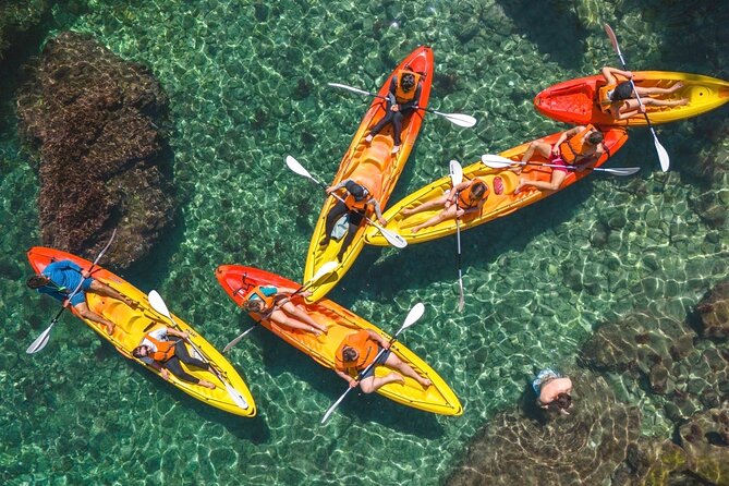 Small groups Kayak tour from Sorrento to Bagni Regina Giovanna - The paddle from Marina Grande to the Roman pool