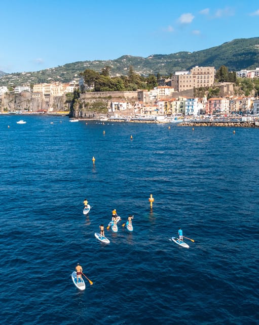 Sorrento: SUP Paddleboard Tour to Bagni Regina Giovanna - Paddling past coves, cliffs, and sea caves
