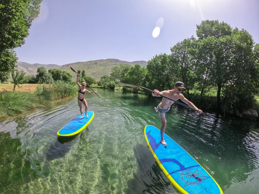 Split: Adriatic Sea and River Stand-Up Paddleboard Tour - Snorkeling, Fish, and a Choice of Cliff Jumps