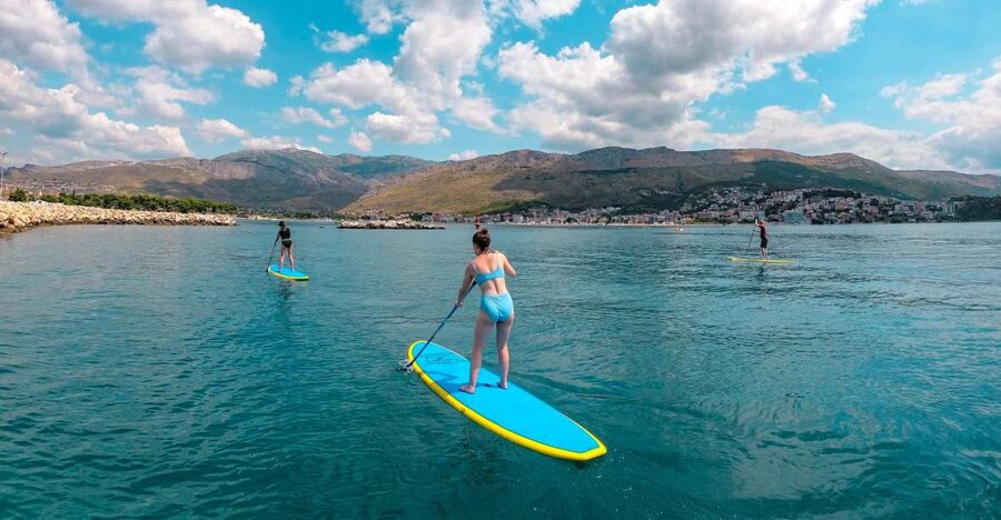 Split: Adriatic Sea and River Stand-Up Paddleboard Tour - Turning Toward the Adriatic at Stobreč