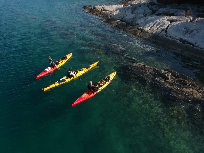 Split: Guided Sea Kayaking Tour with Snorkeling - Paddling Marjan Hill from Bene Beach