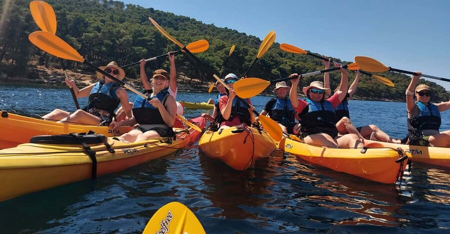 Split: Guided Sea Kayaking Tour with Snorkeling - Three hours on the water, with real arm work