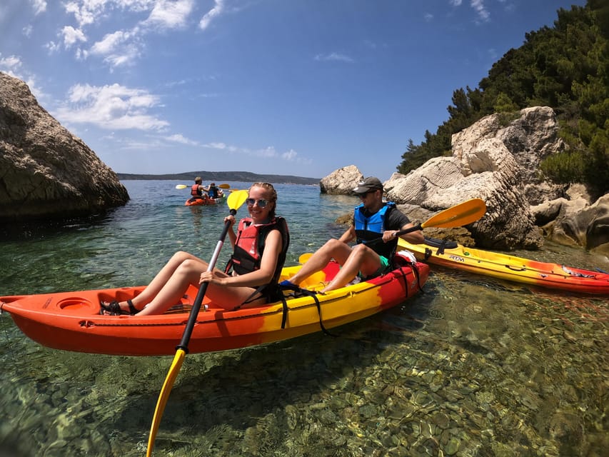 Split: Guided Sea Kayaking Tour with Snorkeling - What you see along the Marjan coast