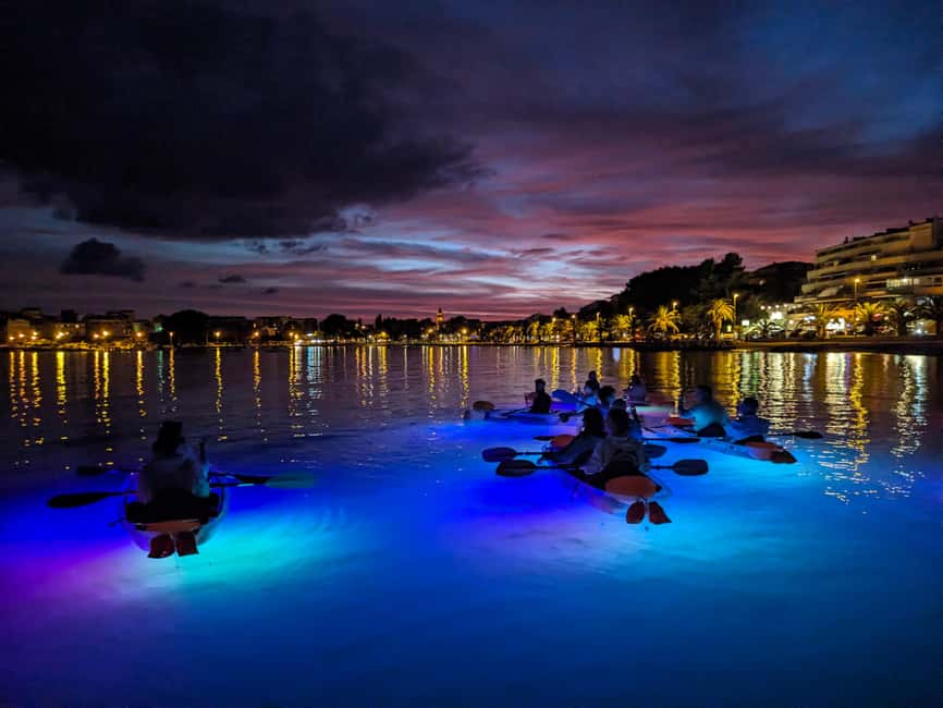 Split: Illuminated Evening Guided Kayaking Tour - Meeting in Split and reaching Stobreč