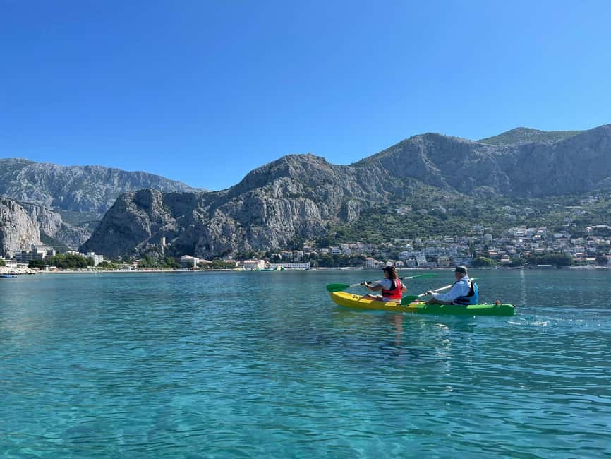 Split/Omiš - Guided River & Sea Kayaking + Snorkeling Tour - Ninety minutes of paddling, pools, and canyon views