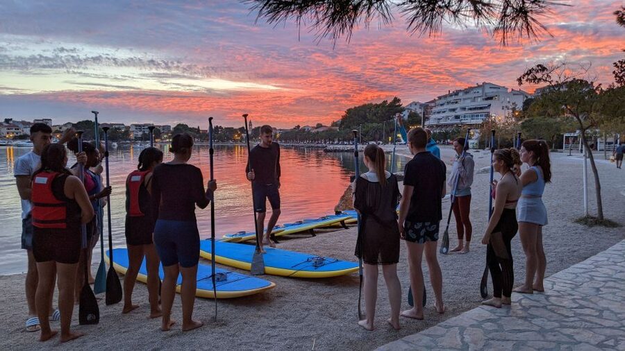 Split: Stand Up Paddleboard Night Glow Tour - One and a half hours between sea and river