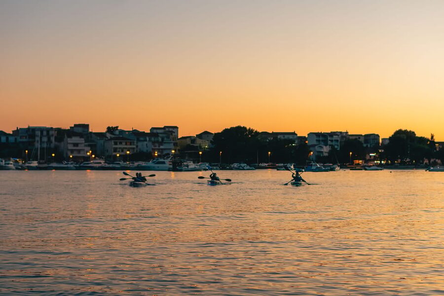 Split: Sunset Guided Kayaking Tour - Learning the basics before the river