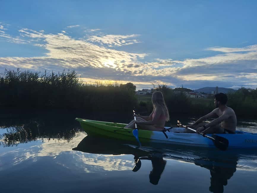 Split: Sunset Guided Kayaking Tour - Watching the colors change over the water