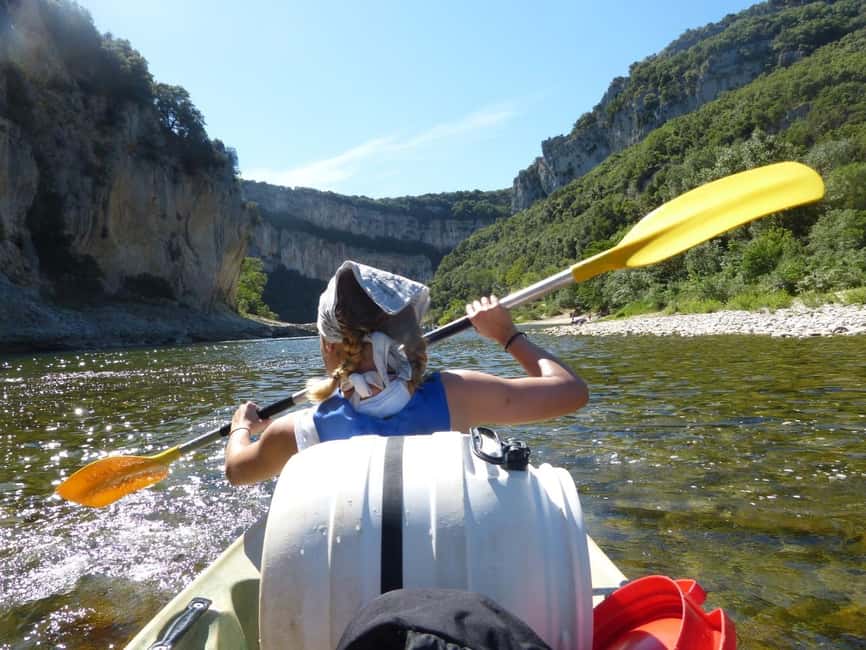 Sporty descent of the Ardèche Gorges by canoe/kayak: 6 hours - approx. 32 km - Key points to know before you book