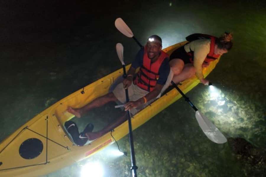 St. Pete Beach: Glass Bottom Kayak Fish Feeding Night Tour - Key points to know before you book